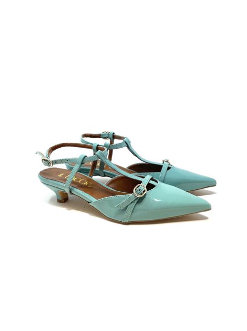 Slingback donna con cinturini IL LACCIO | B39NAPLAKVERDEACQUA57